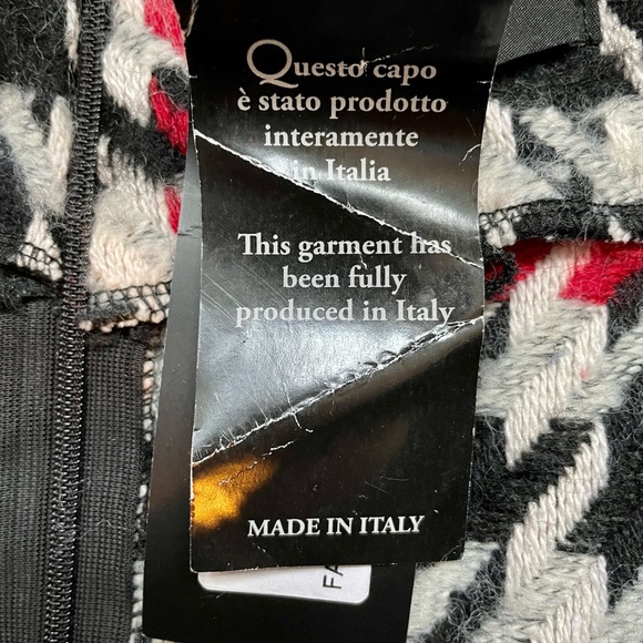 Houndstooth Jacket & Mini Skirt Set NWT Made in Italy - Picture 8 of 8